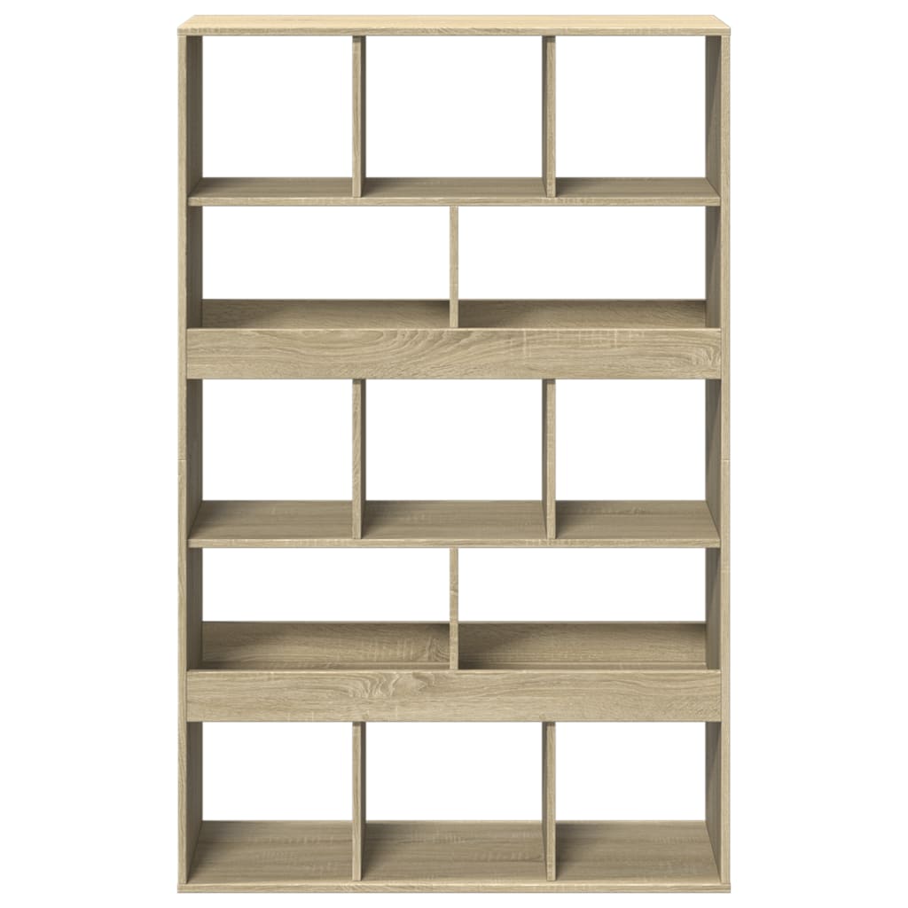vidaXL Bücherregal Sonoma-Eiche 100x33x156,5 cm Holzwerkstoff
