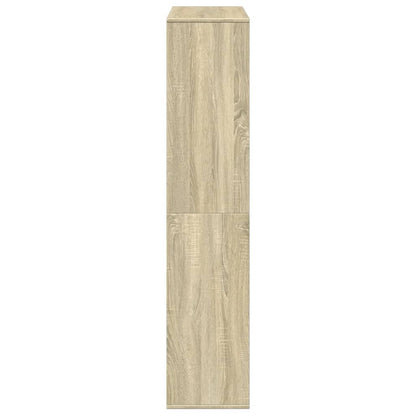 vidaXL Bücherregal Sonoma-Eiche 100x33x156,5 cm Holzwerkstoff