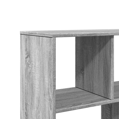 vidaXL Bücherregal Grau Sonoma 100x33x156,5 cm Holzwerkstoff