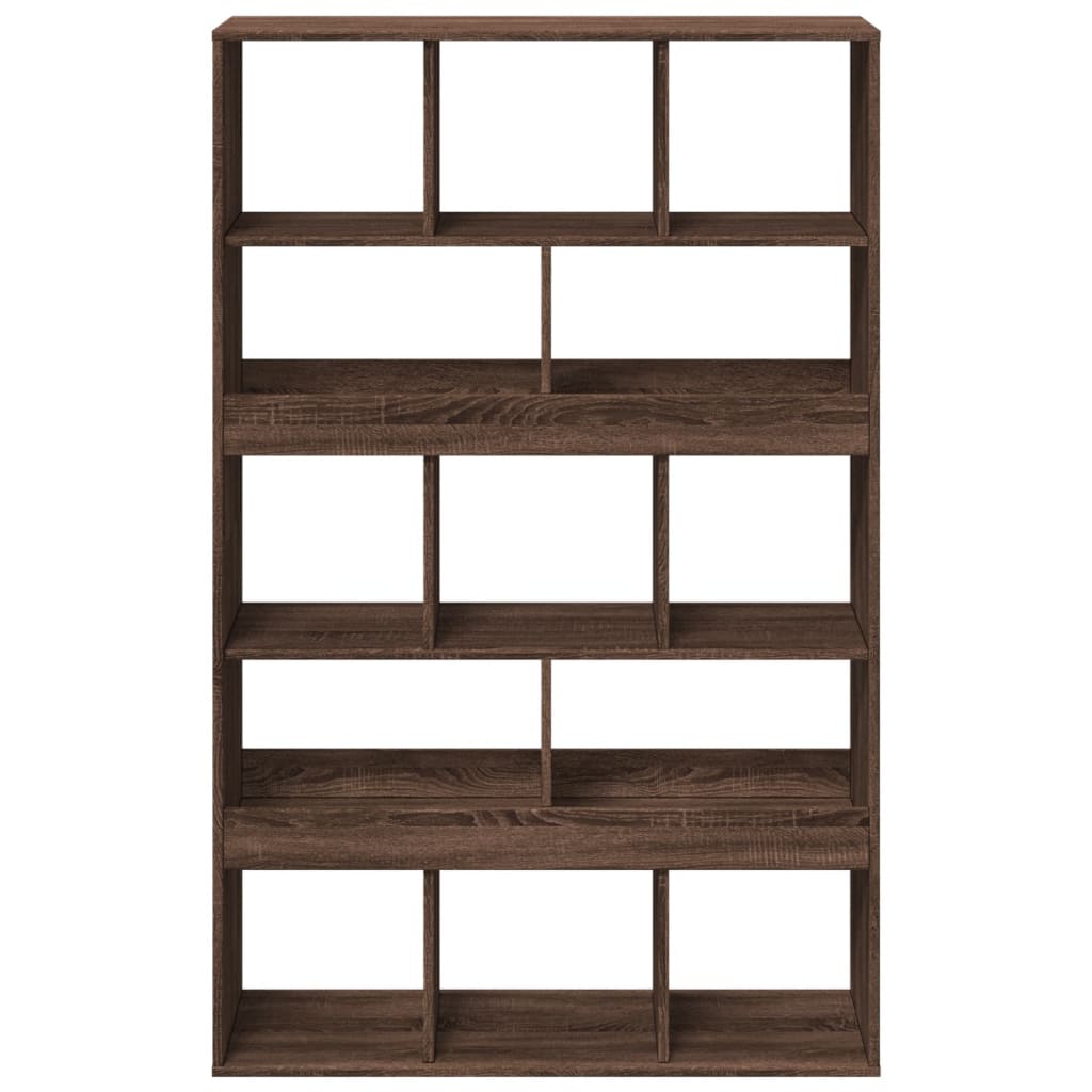vidaXL Bücherregal Braun Eichen-Optik 100x33x156,5 cm Holzwerkstoff
