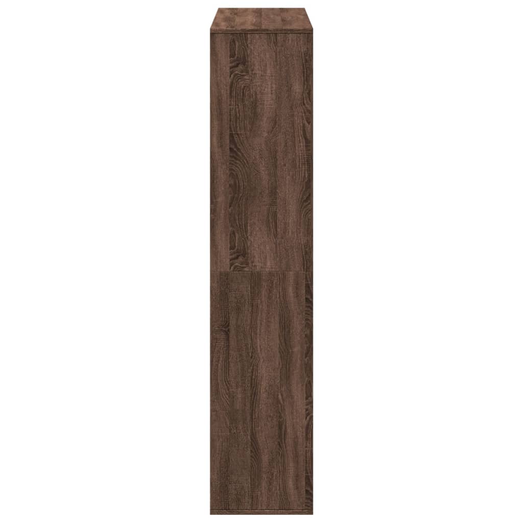 vidaXL Bücherregal Braun Eichen-Optik 100x33x156,5 cm Holzwerkstoff