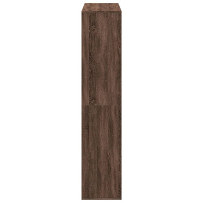 vidaXL Bücherregal Braun Eichen-Optik 100x33x156,5 cm Holzwerkstoff