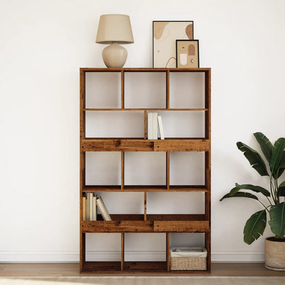vidaXL Bücherregal Altholz-Optik 100x33x156,5 cm Holzwerkstoff