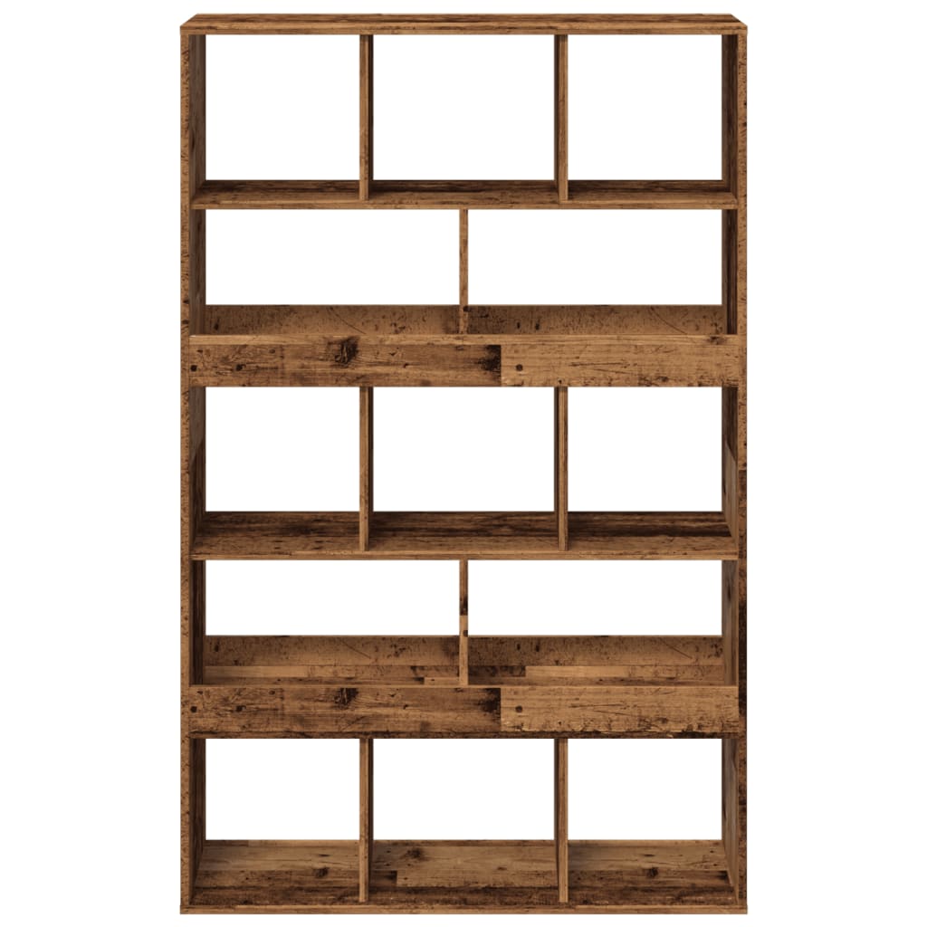 vidaXL Bücherregal Altholz-Optik 100x33x156,5 cm Holzwerkstoff