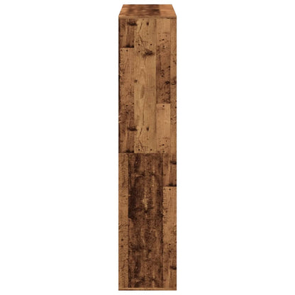 vidaXL Bücherregal Altholz-Optik 100x33x156,5 cm Holzwerkstoff