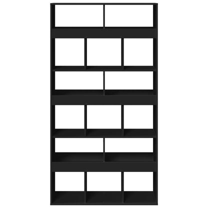 vidaXL Bücherregal Schwarz 100x33x187,5 cm Holzwerkstoff