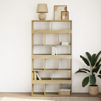 vidaXL Bibliothèque chêne sonoma 100x33x187,5 cm en bois d'ingénierie