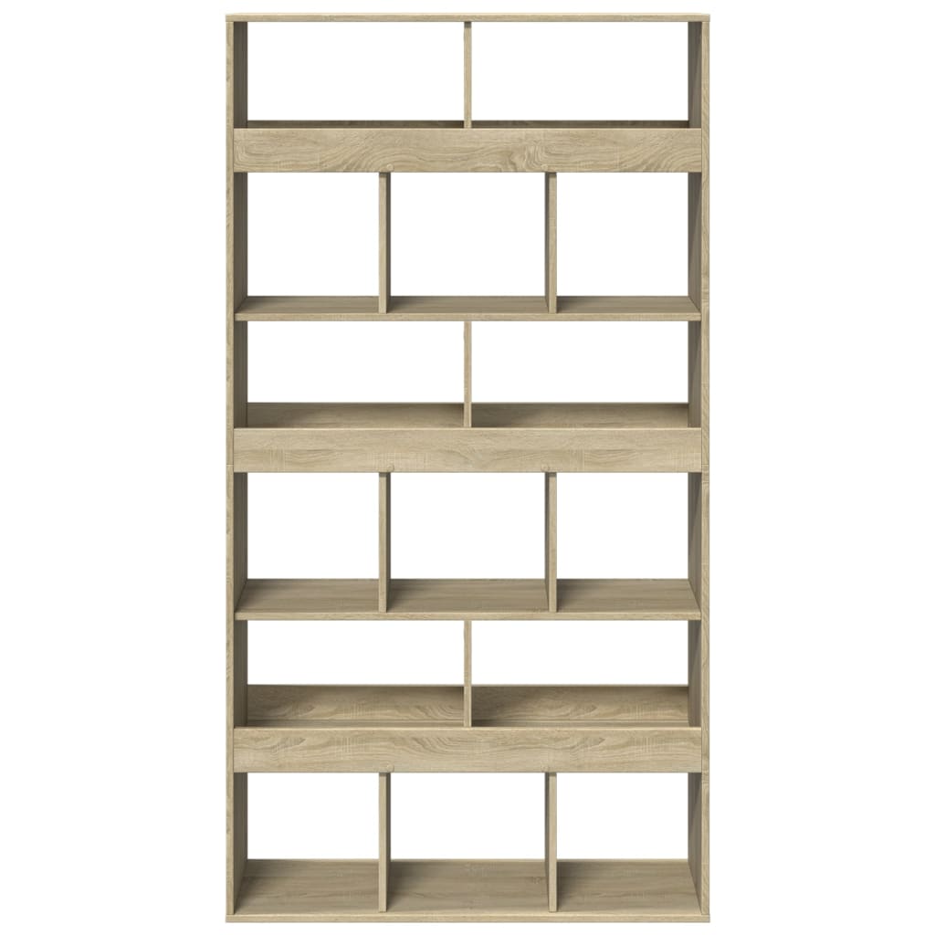vidaXL Bibliothèque chêne sonoma 100x33x187,5 cm en bois d'ingénierie