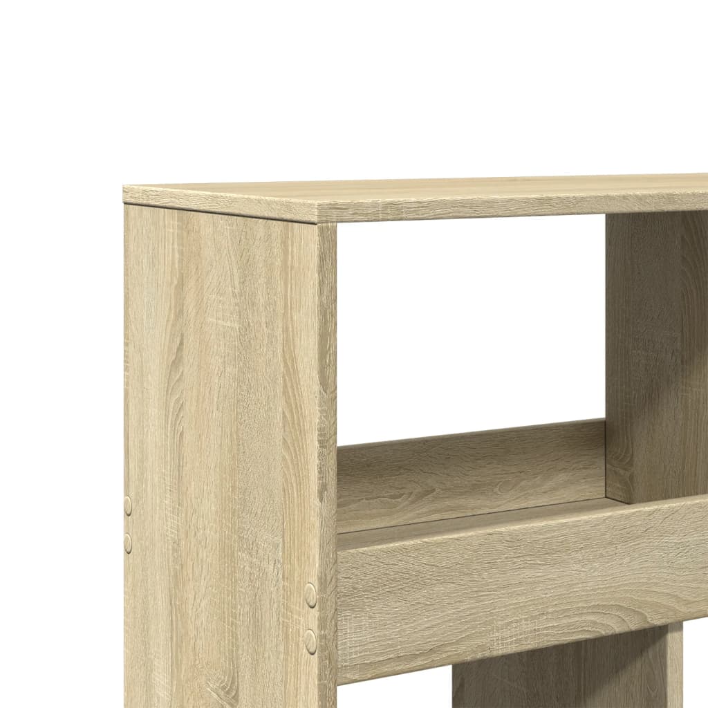 vidaXL Bibliothèque chêne sonoma 100x33x187,5 cm en bois d'ingénierie