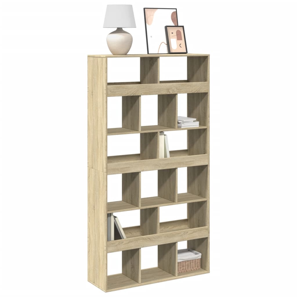 vidaXL Bibliothèque chêne sonoma 100x33x187,5 cm en bois d'ingénierie