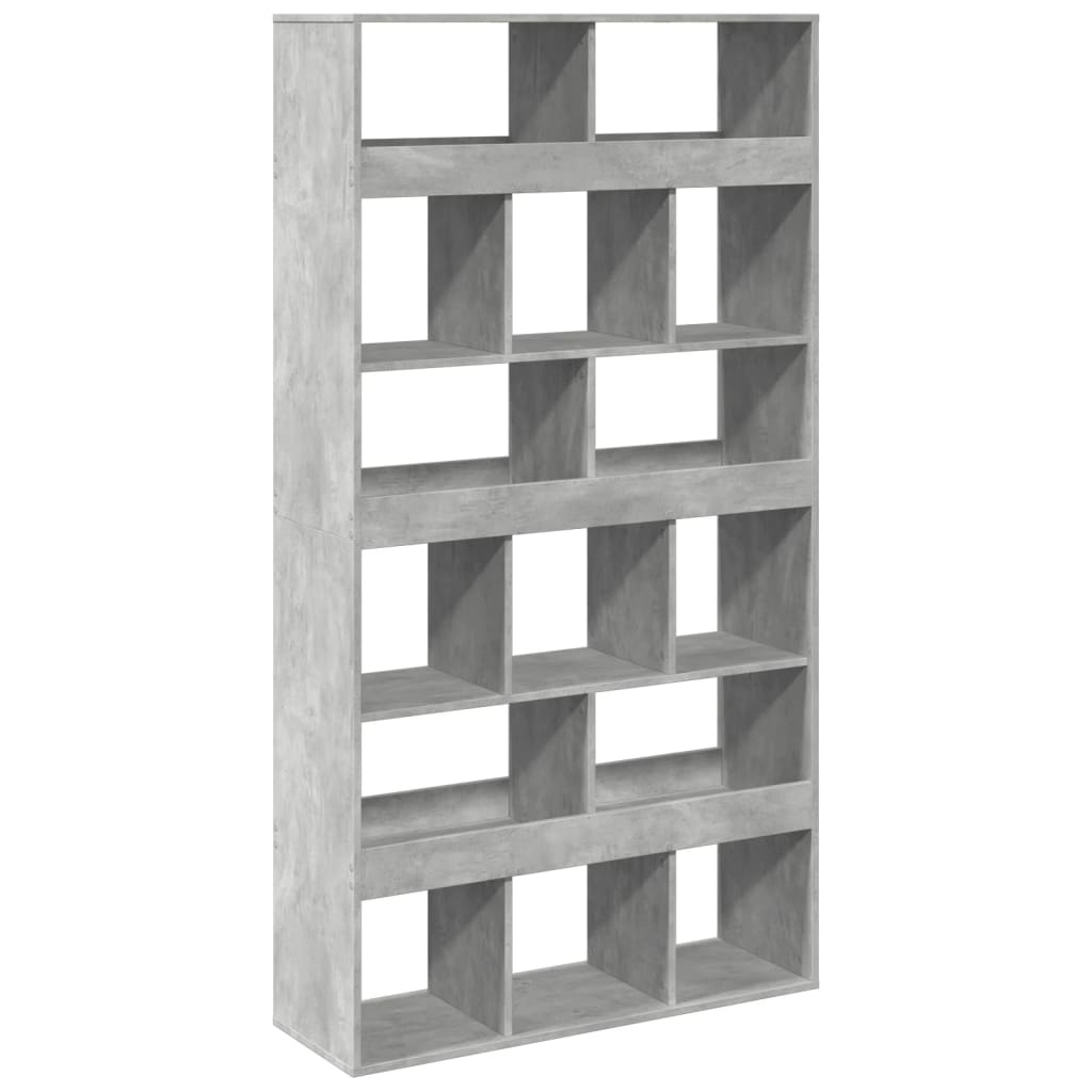 vidaXL Bücherregal Betongrau 100x33x187,5 cm Holzwerkstoff