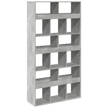vidaXL Bücherregal Betongrau 100x33x187,5 cm Holzwerkstoff