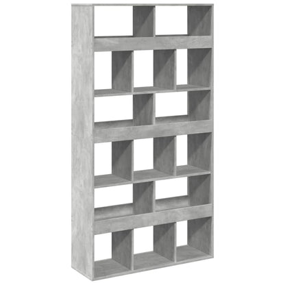 vidaXL Bücherregal Betongrau 100x33x187,5 cm Holzwerkstoff