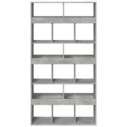 vidaXL Bücherregal Betongrau 100x33x187,5 cm Holzwerkstoff