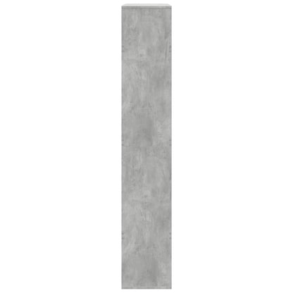 vidaXL Bücherregal Betongrau 100x33x187,5 cm Holzwerkstoff