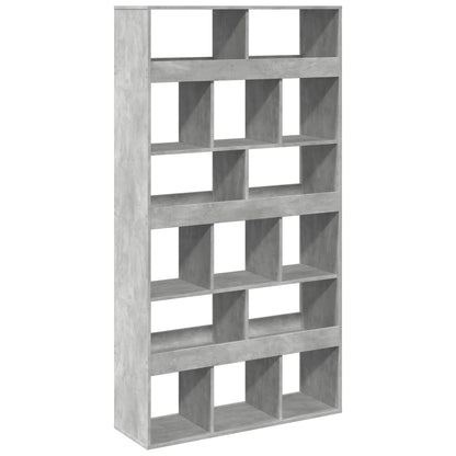 vidaXL Bücherregal Betongrau 100x33x187,5 cm Holzwerkstoff