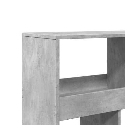 vidaXL Bücherregal Betongrau 100x33x187,5 cm Holzwerkstoff