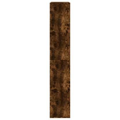 vidaXL Bibliothèque chêne fumé 100x33x187,5 cm Bois d'ingénierie