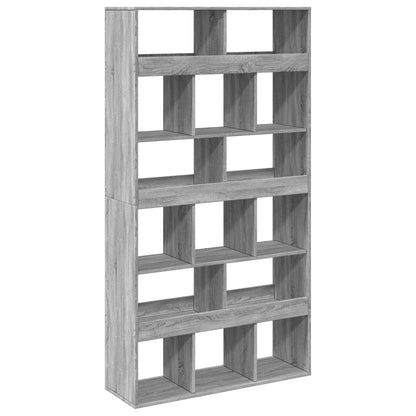 vidaXL Bibliothèque gris Sonoma 100x33x187,5 cm en bois d'ingénierie