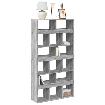 vidaXL Bibliothèque gris Sonoma 100x33x187,5 cm en bois d'ingénierie