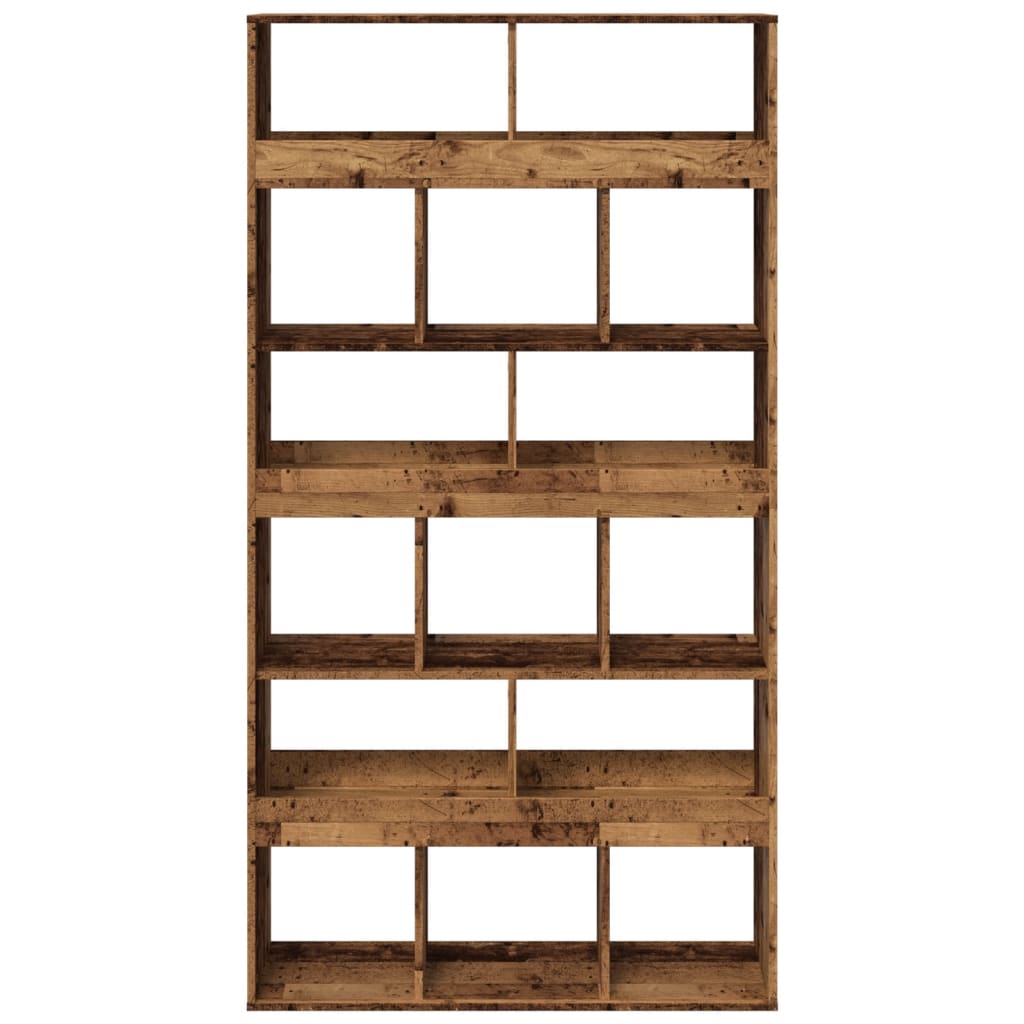 vidaXL Bibliothèque aspect bois de récupération 100x33x187,5 cm Bois d'ingénierie