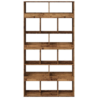 vidaXL Bibliothèque aspect bois de récupération 100x33x187,5 cm Bois d'ingénierie