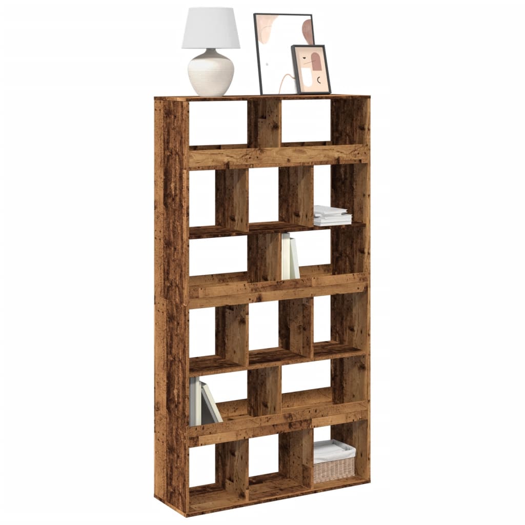 vidaXL Bibliothèque aspect bois de récupération 100x33x187,5 cm Bois d'ingénierie