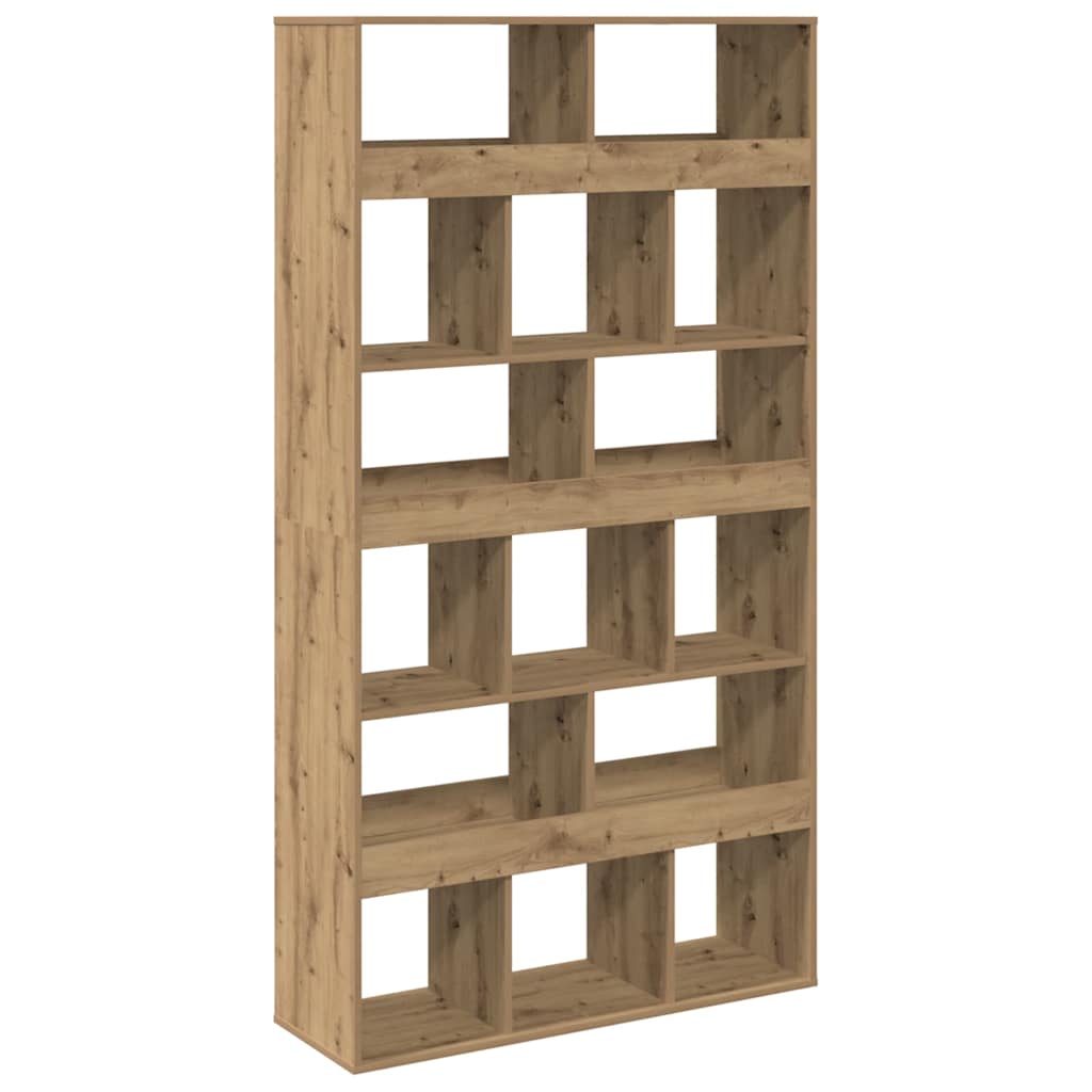 vidaXL Bibliothèque Chêne artisan 100x33x187,5 cm Bois d'ingénierie