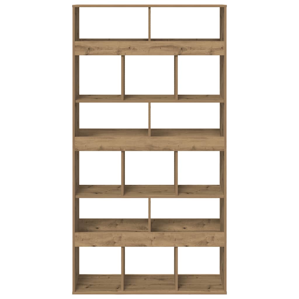 vidaXL Bibliothèque Chêne artisan 100x33x187,5 cm Bois d'ingénierie