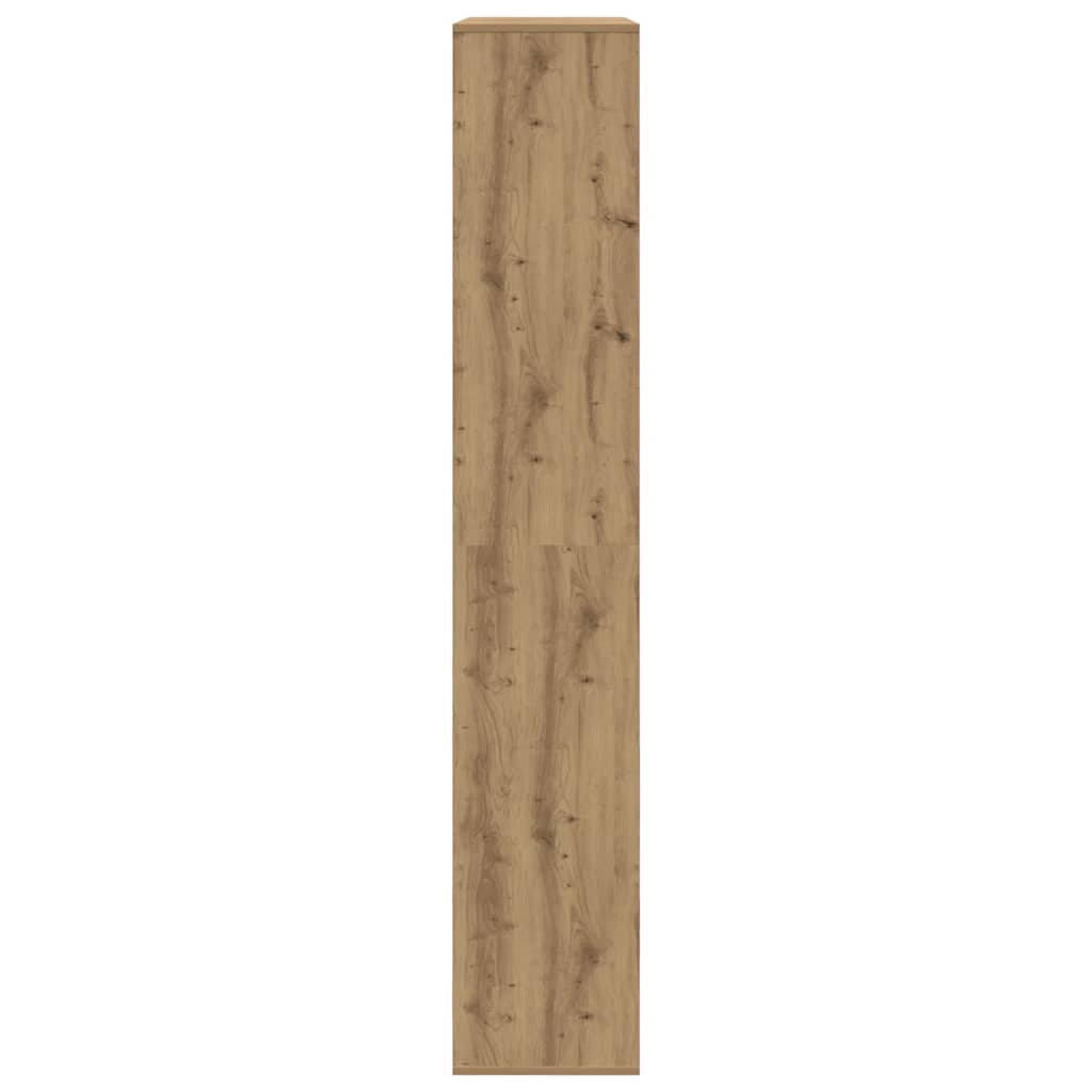 vidaXL Bibliothèque Chêne artisan 100x33x187,5 cm Bois d'ingénierie