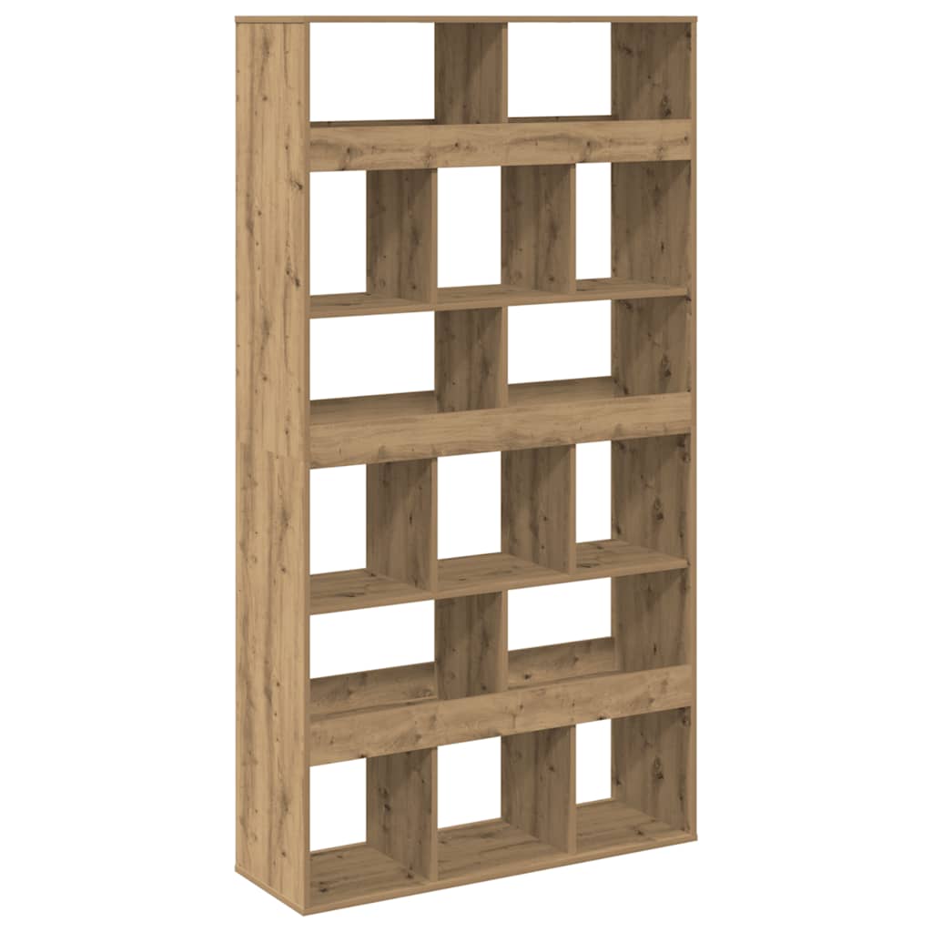 vidaXL Bibliothèque Chêne artisan 100x33x187,5 cm Bois d'ingénierie
