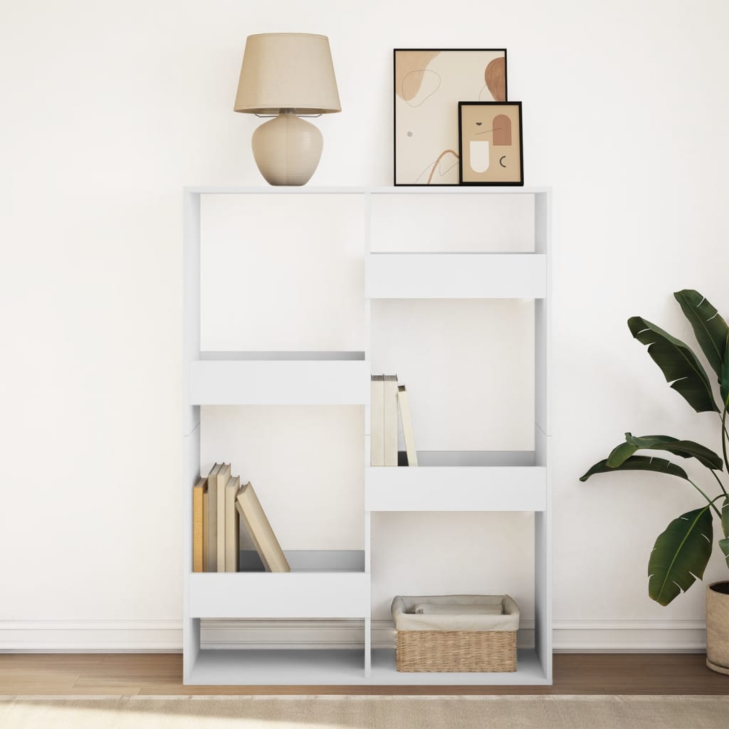 vidaXL Bücherregal Weiß 100x33x135 cm Holzwerkstoff
