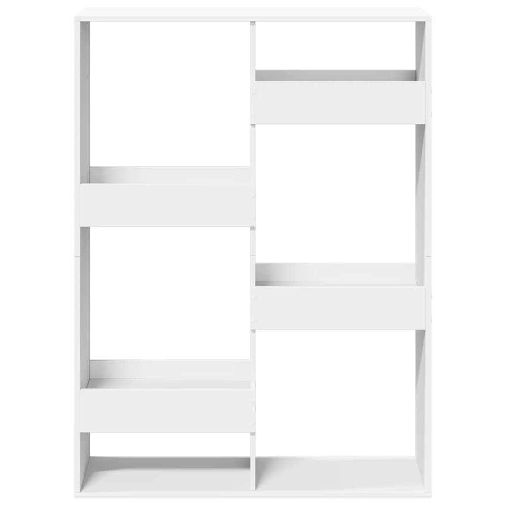 vidaXL Bücherregal Weiß 100x33x135 cm Holzwerkstoff
