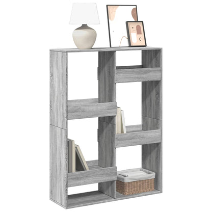 vidaXL Bücherregal Grau Sonoma 100x33x135 cm Holzwerkstoff