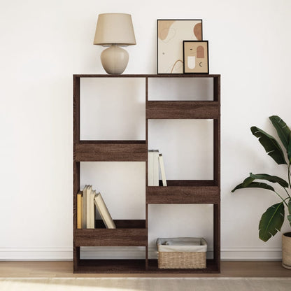 vidaXL Bücherregal Braun Eichen-Optik 100x33x135 cm Holzwerkstoff