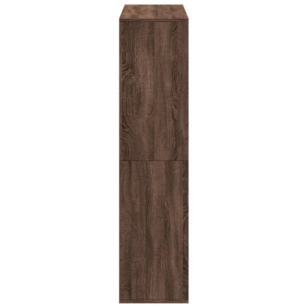 vidaXL Bücherregal Braun Eichen-Optik 100x33x135 cm Holzwerkstoff
