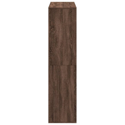 vidaXL Bücherregal Braun Eichen-Optik 100x33x135 cm Holzwerkstoff