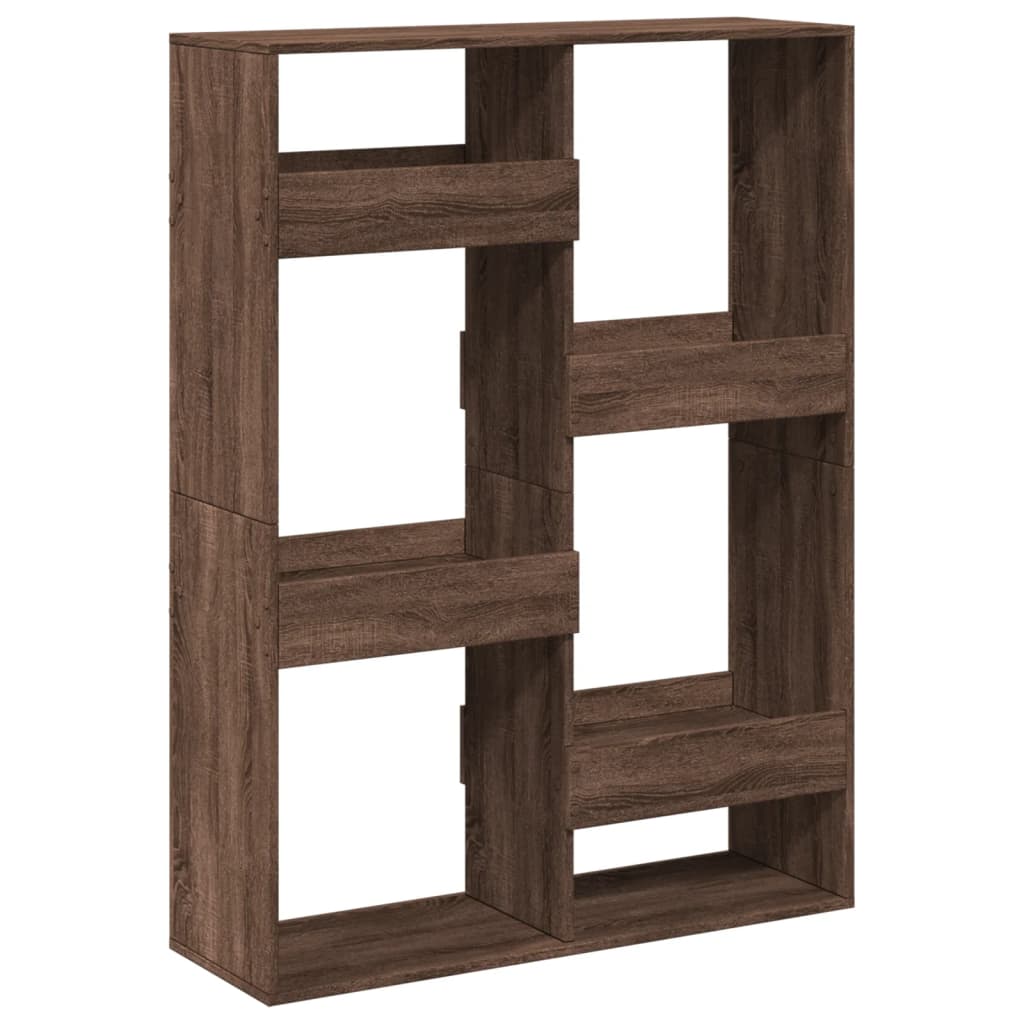 vidaXL Bücherregal Braun Eichen-Optik 100x33x135 cm Holzwerkstoff