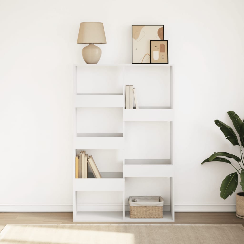 vidaXL Bücherregal Weiß 100x33x155,5 cm Holzwerkstoff