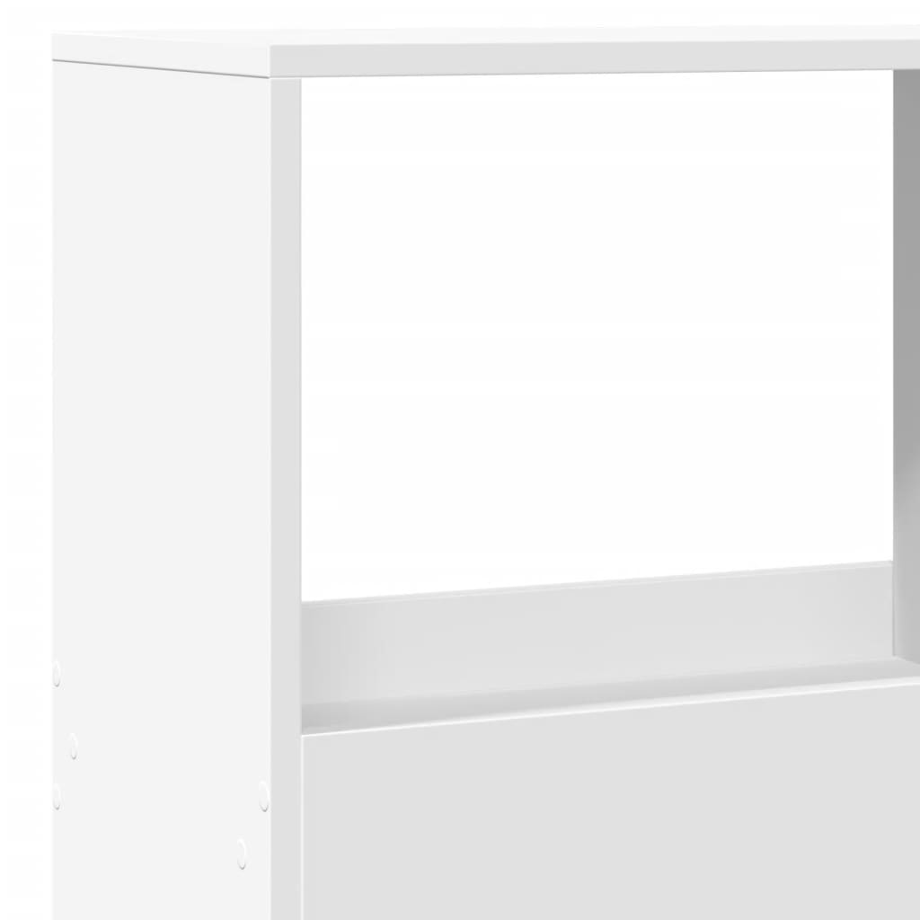 vidaXL Bücherregal Weiß 100x33x155,5 cm Holzwerkstoff