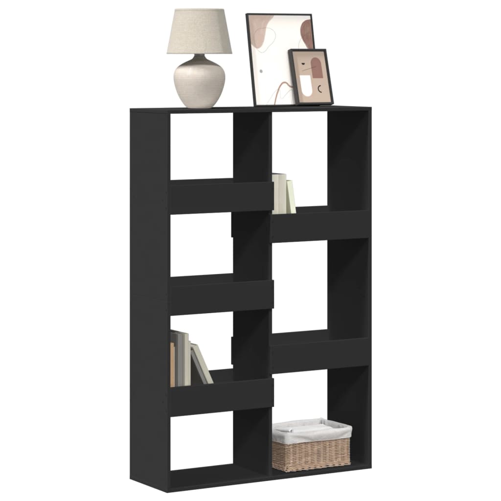 vidaXL Bibliothèque noire 100x33x155,5 cm bois d'ingénierie