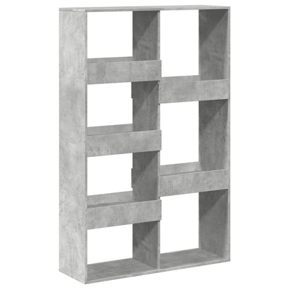 vidaXL Bibliothèque gris béton 100x33x155,5 cm Aggloméré