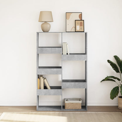 vidaXL Bibliothèque gris béton 100x33x155,5 cm Aggloméré