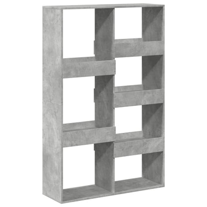 vidaXL Bibliothèque gris béton 100x33x155,5 cm Aggloméré