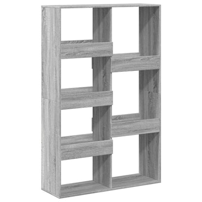 vidaXL Bücherregal Grau Sonoma 100x33x155,5 cm Holzwerkstoff