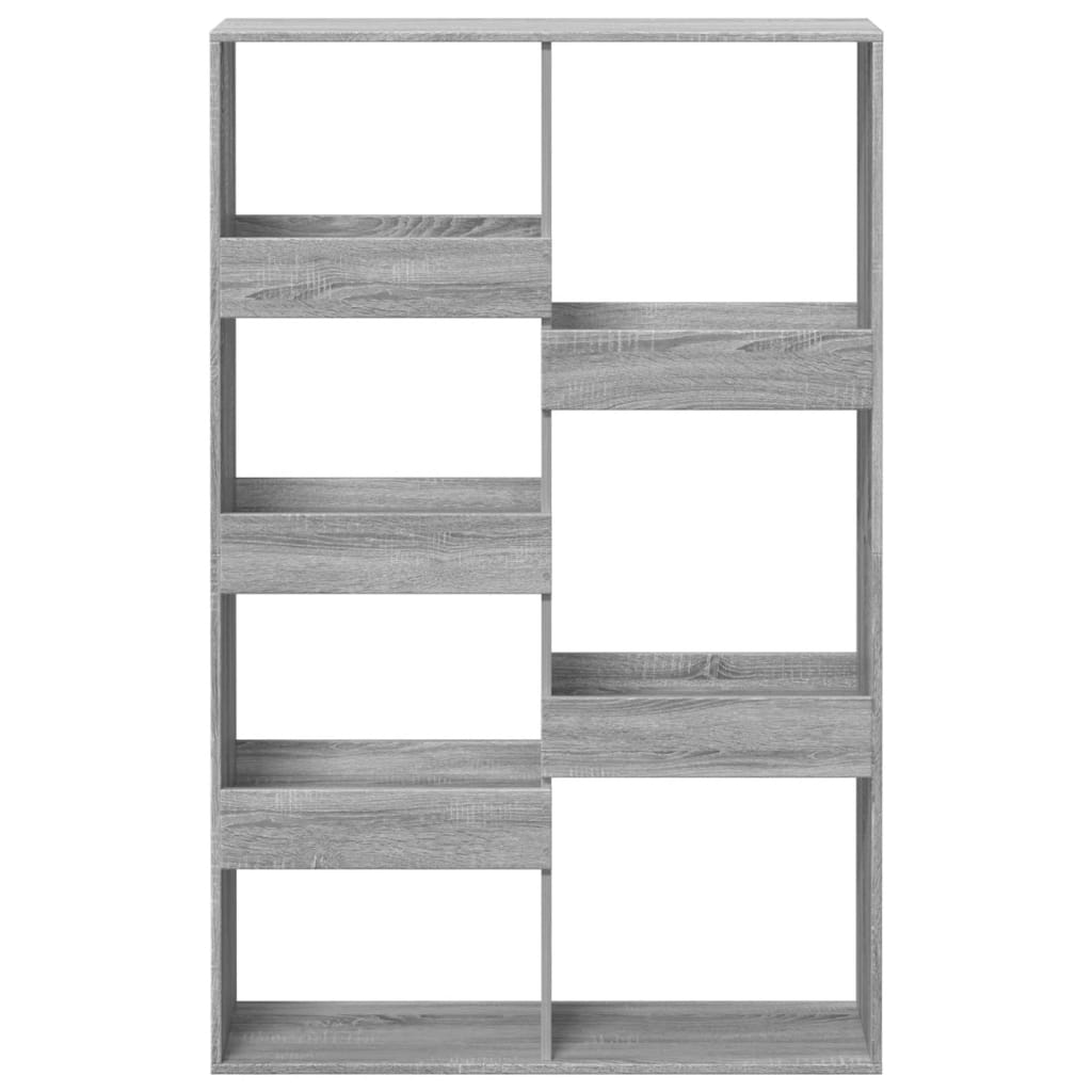 vidaXL Bücherregal Grau Sonoma 100x33x155,5 cm Holzwerkstoff