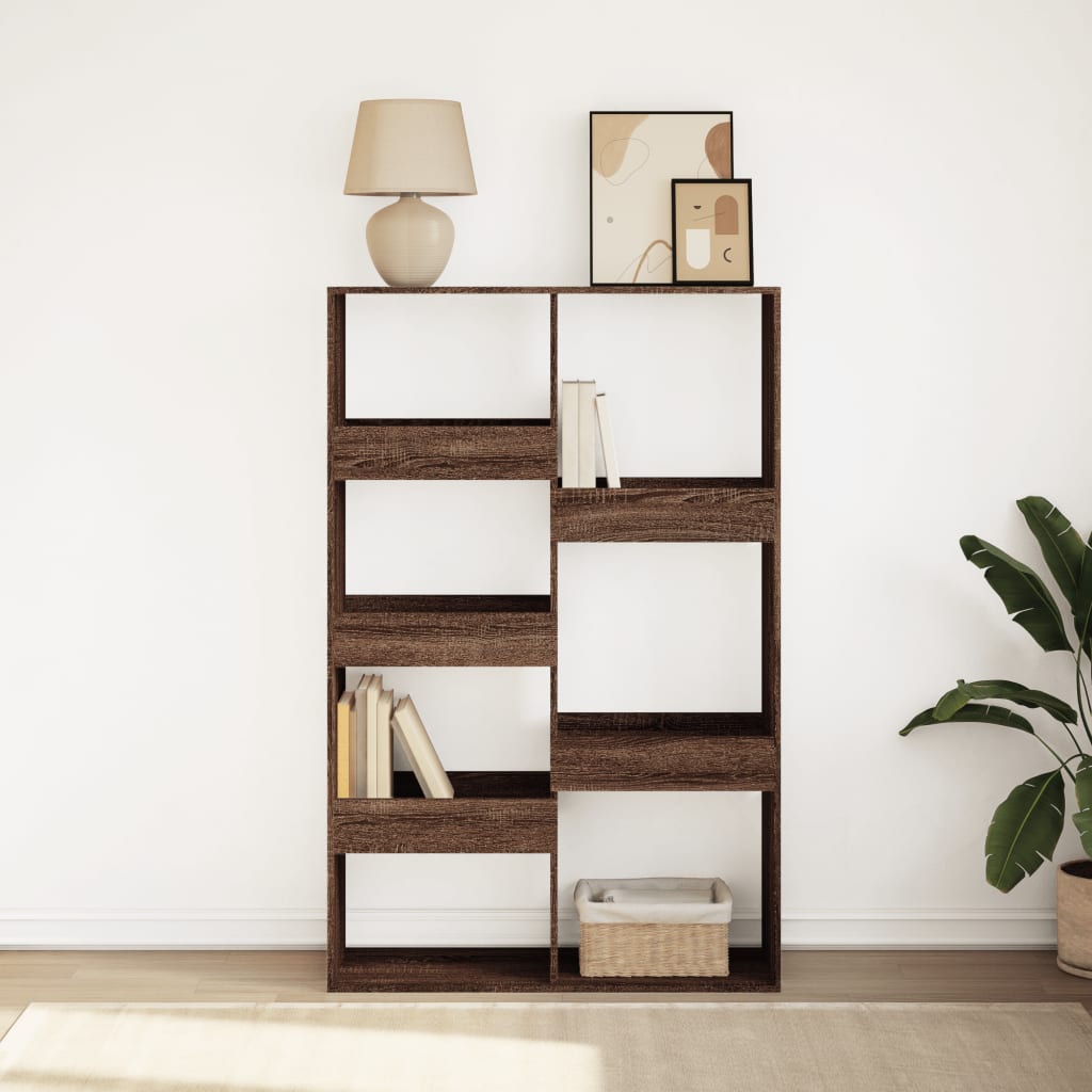 vidaXL Bücherregal Eichen-Optik 100x33x155,5 cm Holzwerkstoff