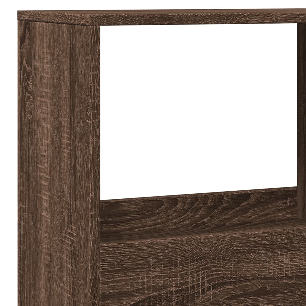 vidaXL Bücherregal Eichen-Optik 100x33x155,5 cm Holzwerkstoff