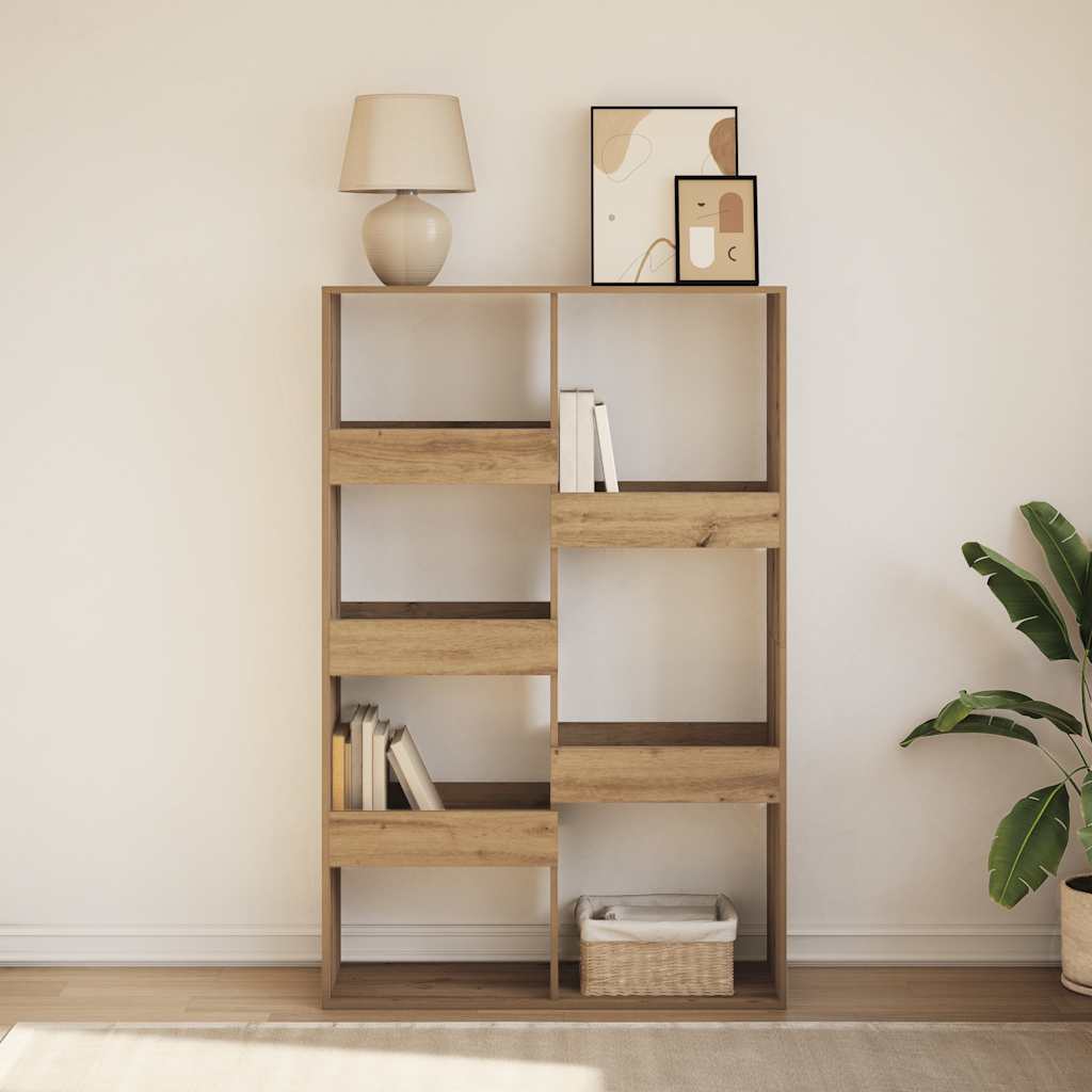 vidaXL Bücherregal Artisan-Eiche 100x33x155,5 cm Holzwerkstoff