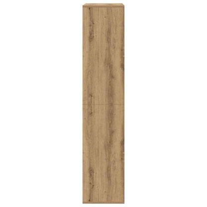 vidaXL Bücherregal Artisan-Eiche 100x33x155,5 cm Holzwerkstoff